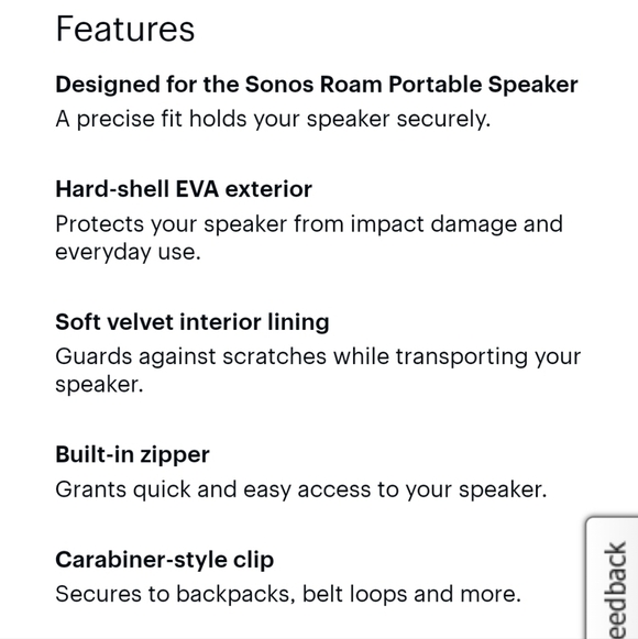 Insignia carrying case for Sonos Roam - Picture 6 of 7